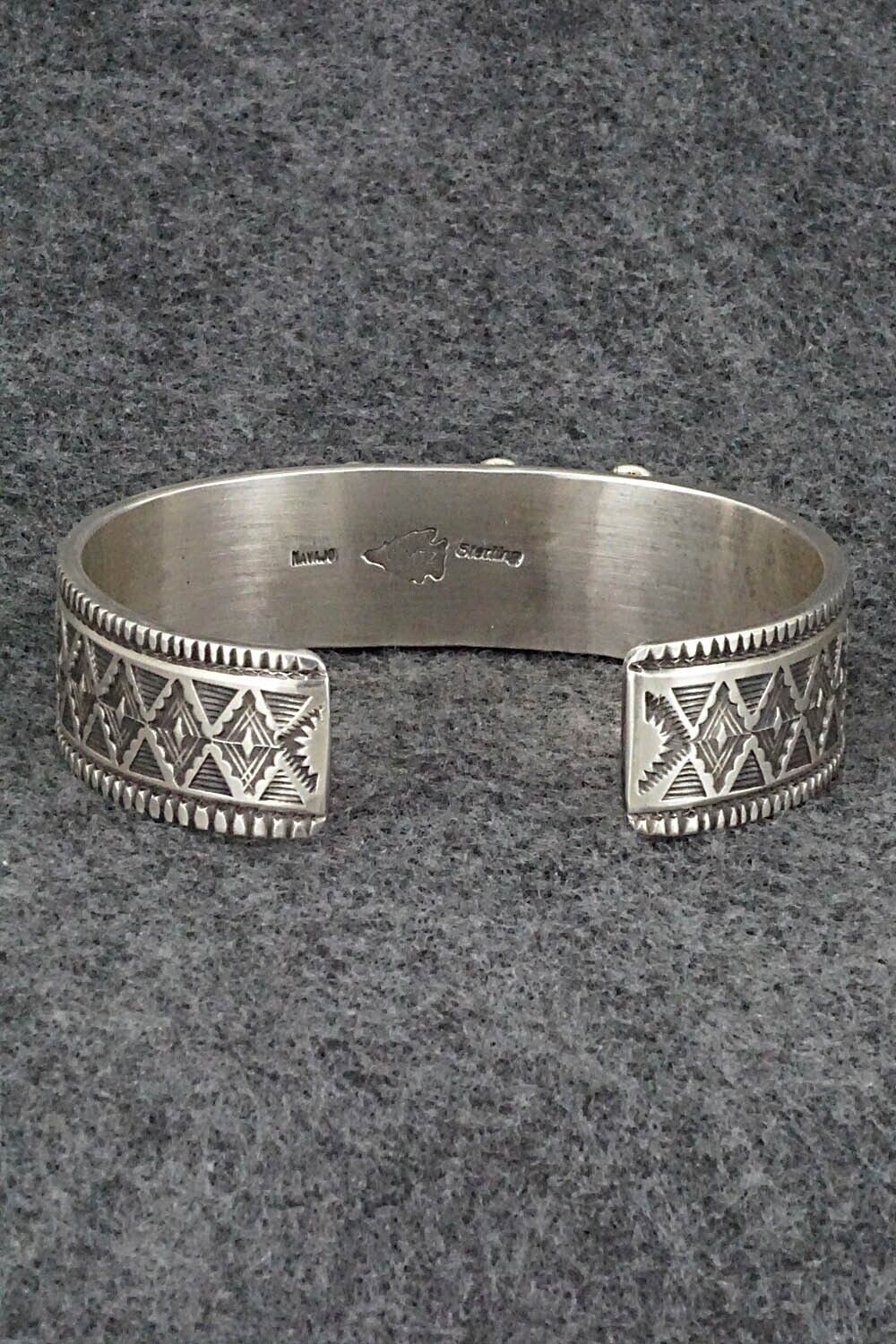 Turquoise and Sterling Silver Bracelet - Calvin Martinez
