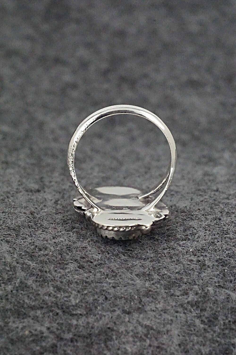 Turquoise & Sterling Silver Ring - Jerryson Henio - Size 6
