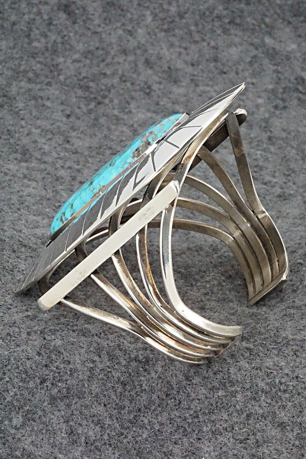 Turquoise & Sterling Silver Bracelet - Navajo - Vintage