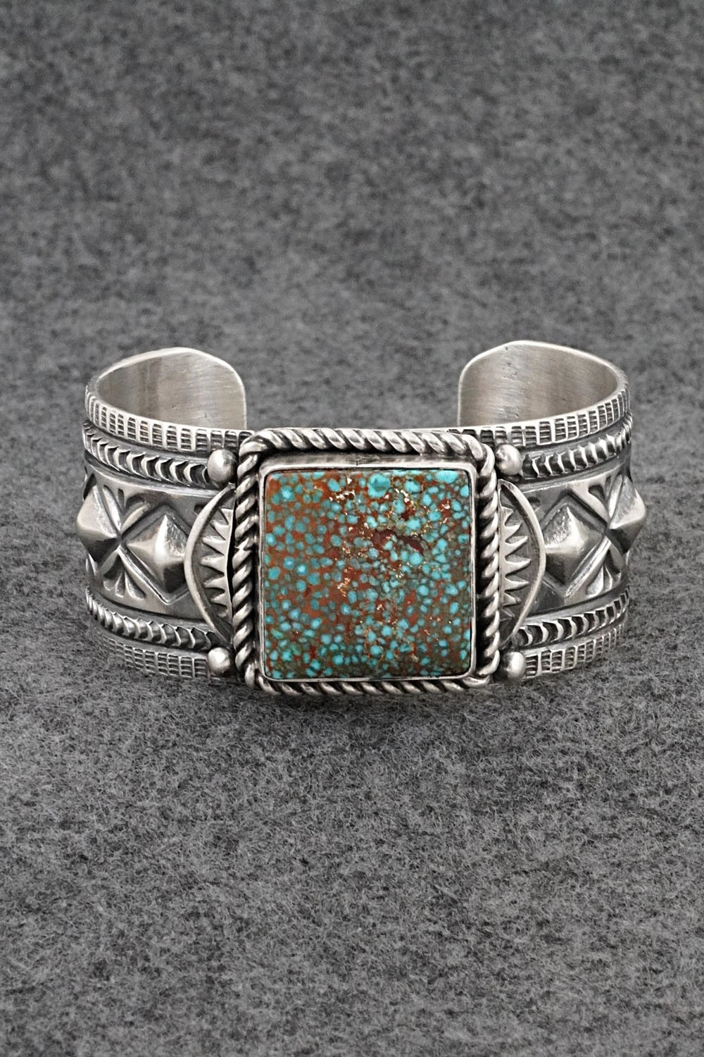 Turquoise & Sterling Silver Bracelet - Arnold Blackgoat