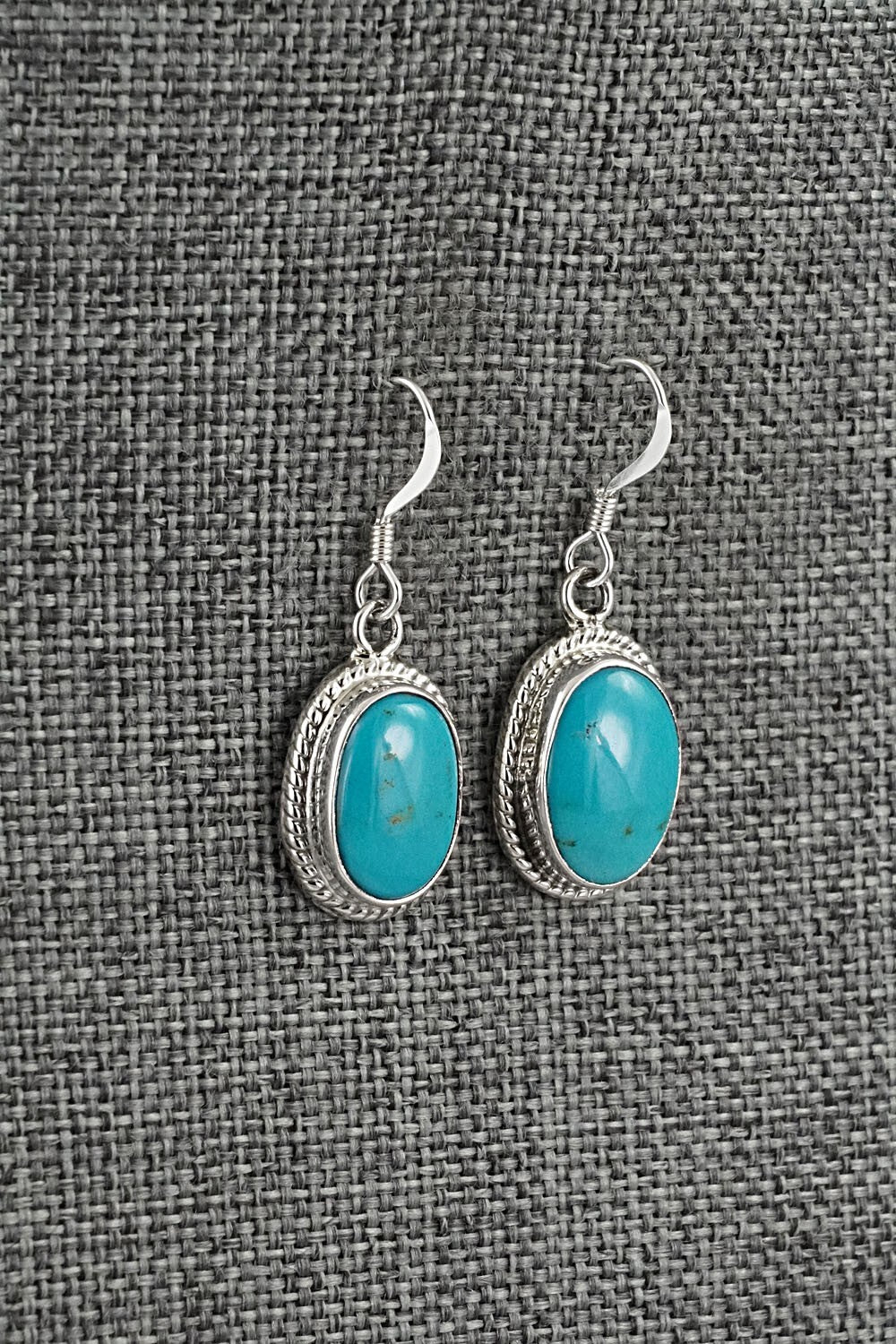 Turquoise & Sterling Silver Earrings - Sharon McCarthy