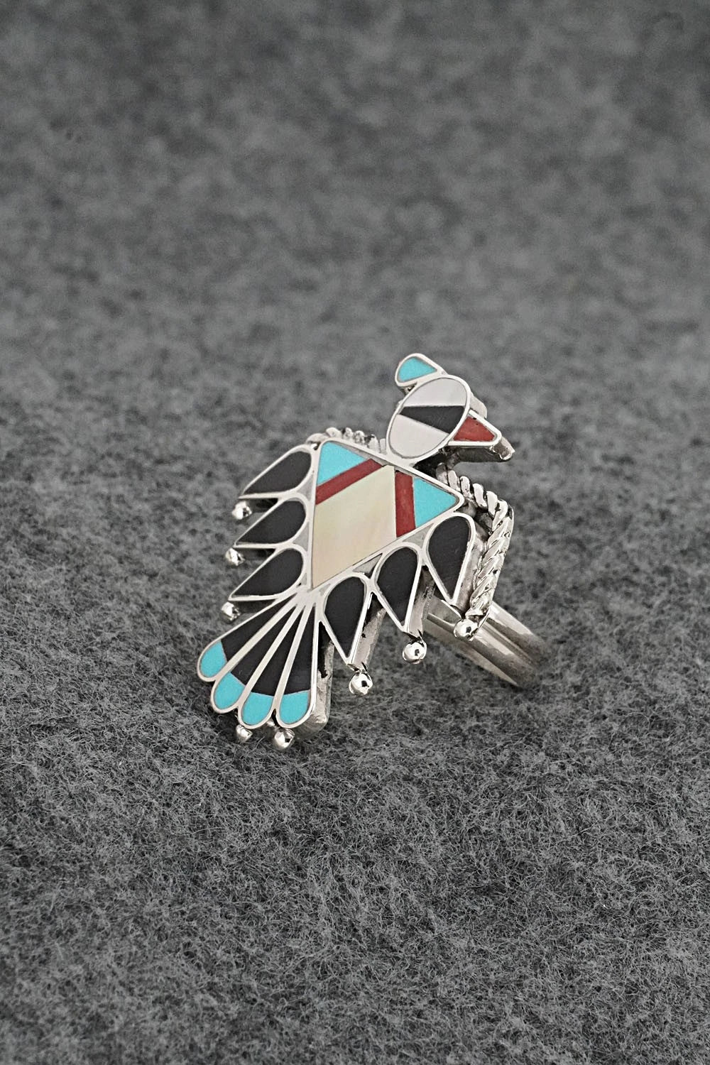 Multi-Stone & Sterling Silver Inlay Necklace Set - Adrian Wallace