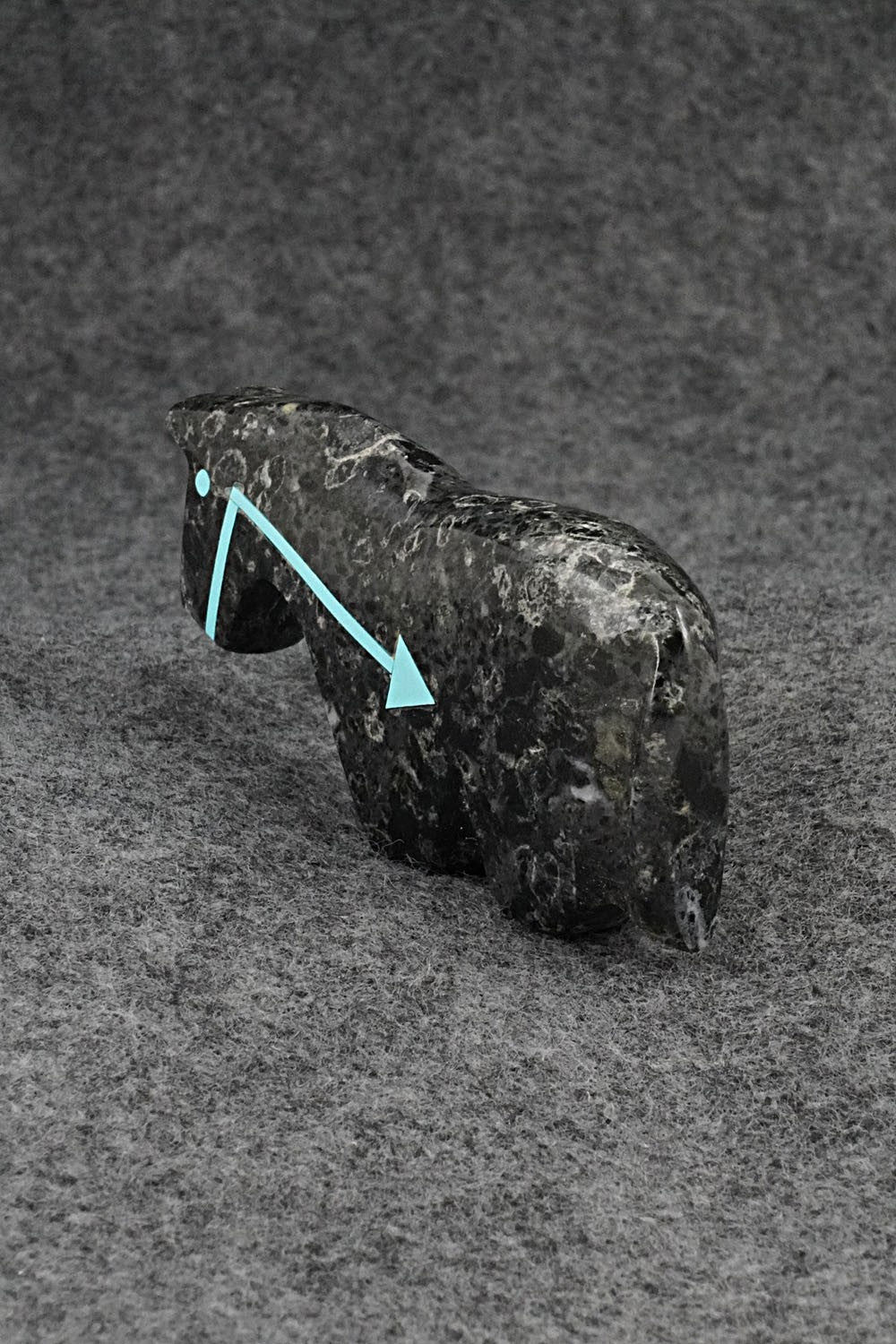 Horse Zuni Fetish Carving - Bernard Laiwakete