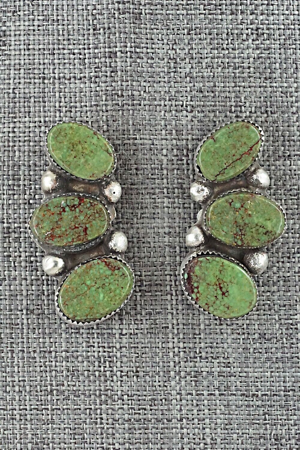 Turquoise & Sterling Silver Earrings - Selina Warner