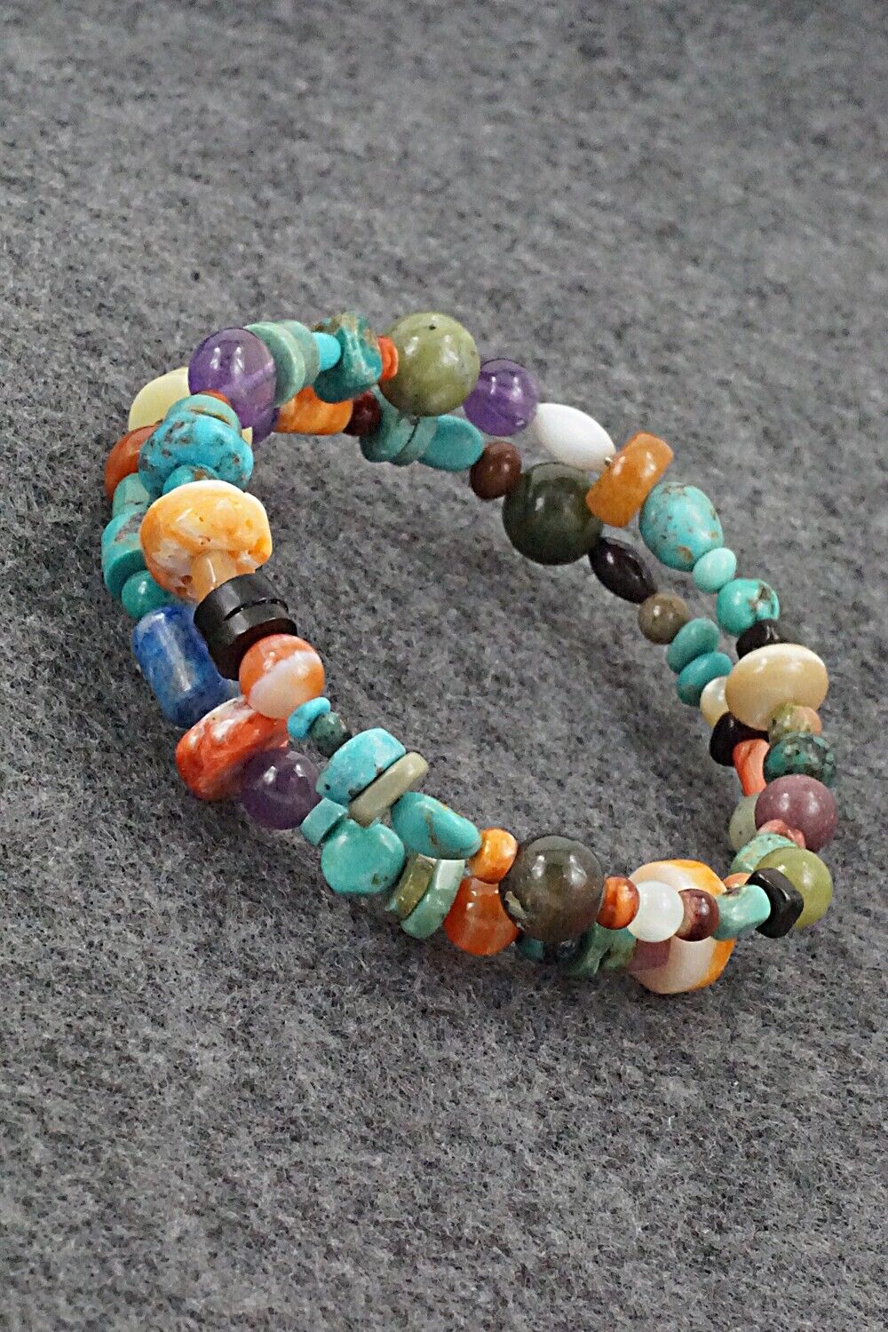 Multi-Stone Beaded Bracelet - Helen Tsosie