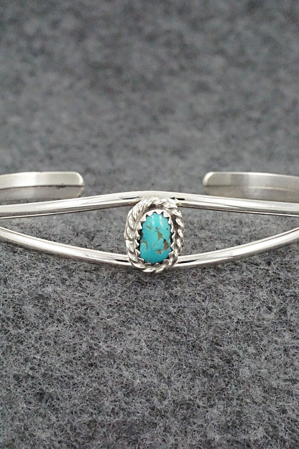 Turquoise & Sterling Silver Bracelet - Elton Cadman