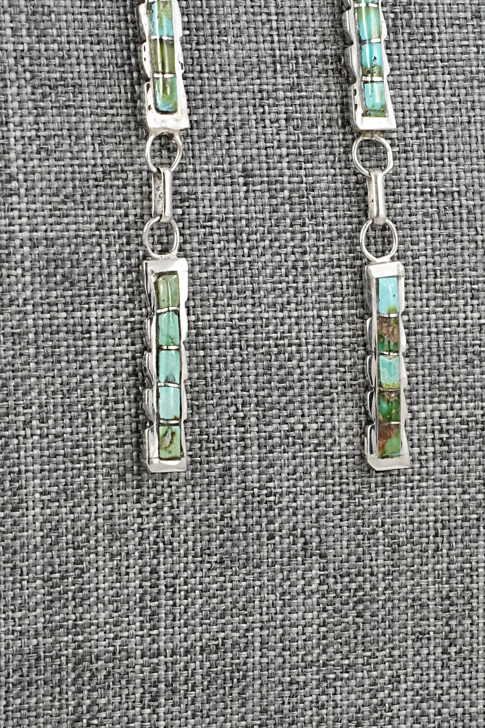 Turquoise & Sterling Silver Earrings - Sheldon Lalio