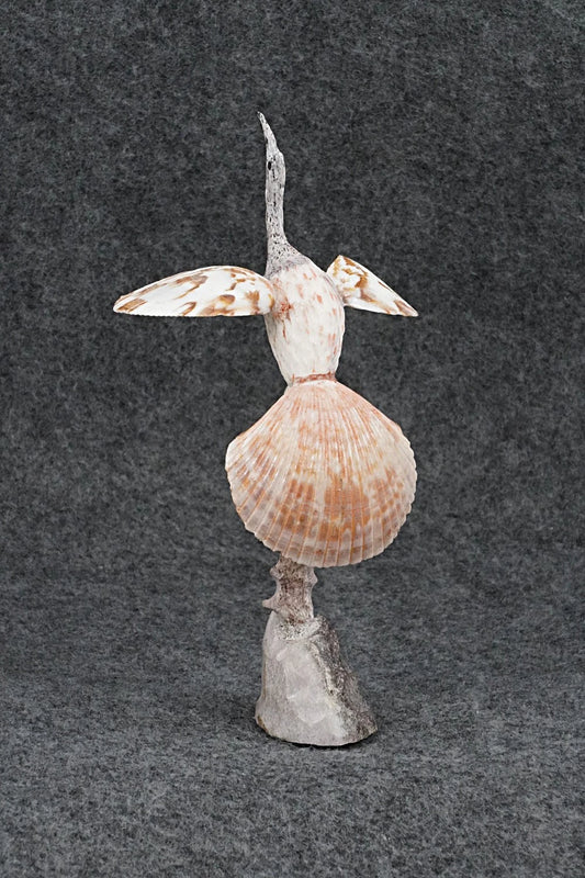 Sandhill Crane Zuni Fetish Carving - Ruben Najera