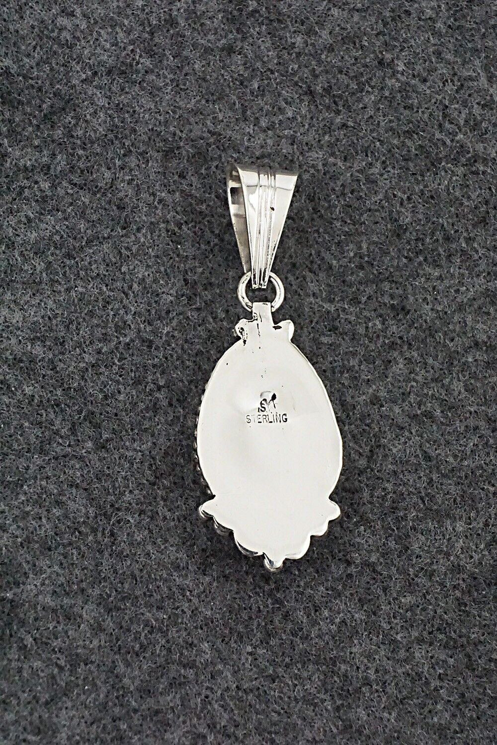 Turquoise & Sterling Silver Pendant - Samuel Yellowhair