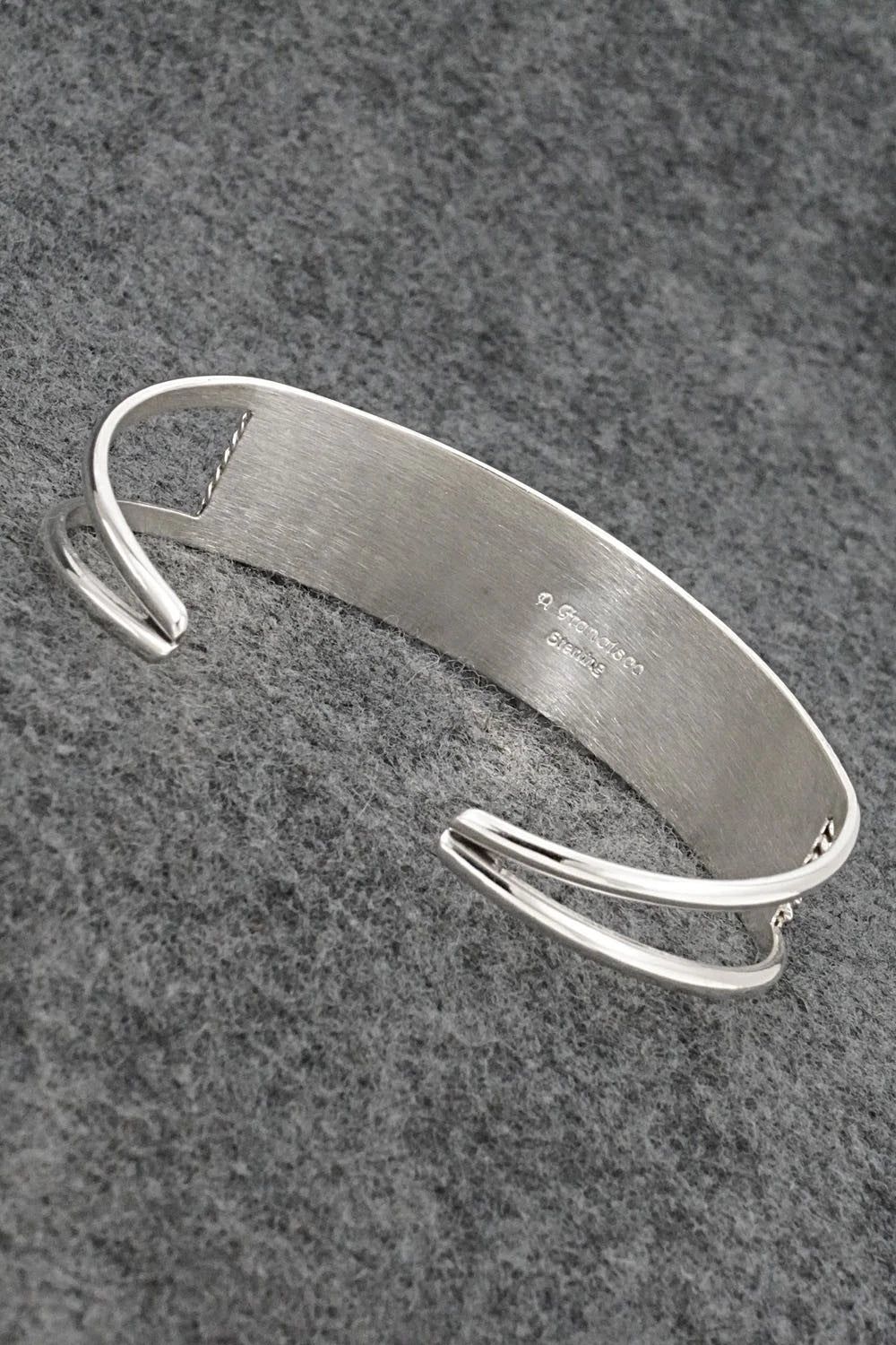 Turquoise & Sterling Silver Bracelet - Roland Francisco