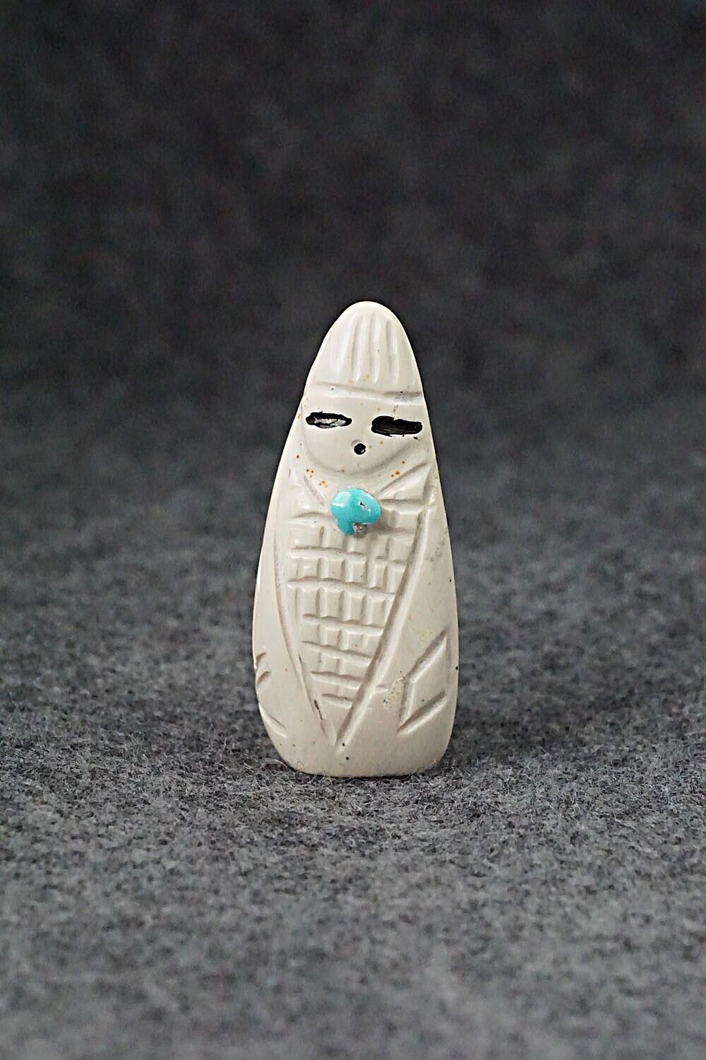 Corn Maiden Zuni Fetish Carving - Daniel Chattin