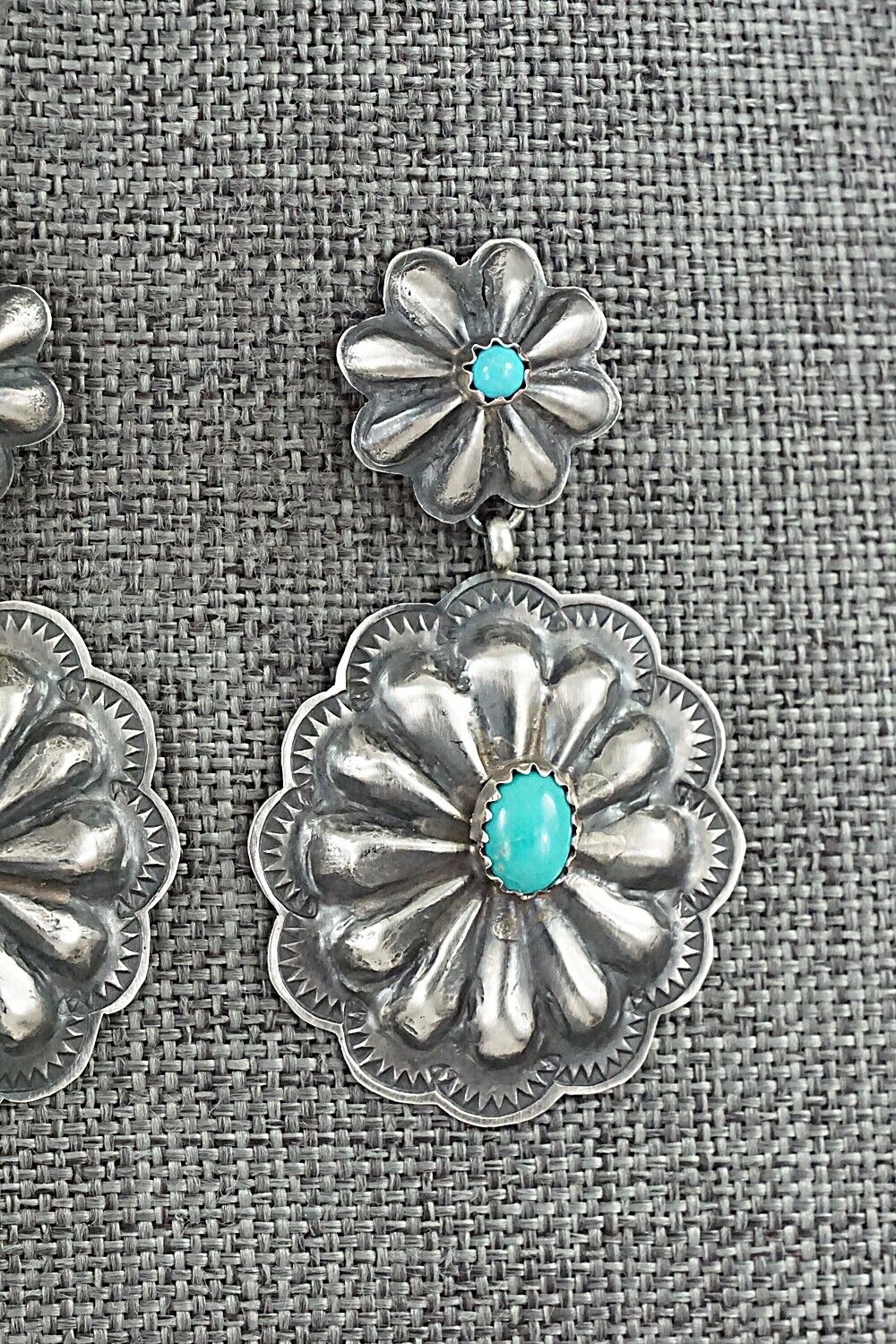 Turquoise & Sterling Silver Earrings - Rita Lee