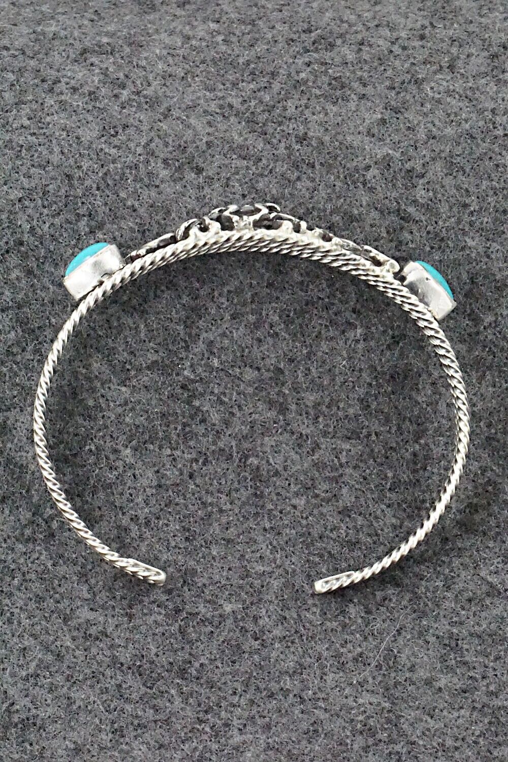 Turquoise & Sterling Silver Bracelet - Bobby Platero