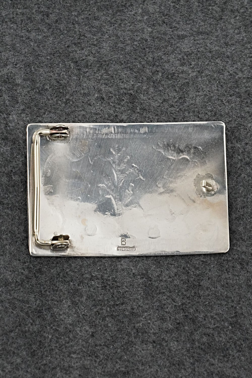 Sterling Silver Belt Buckle - Ralph Bia Jr.
