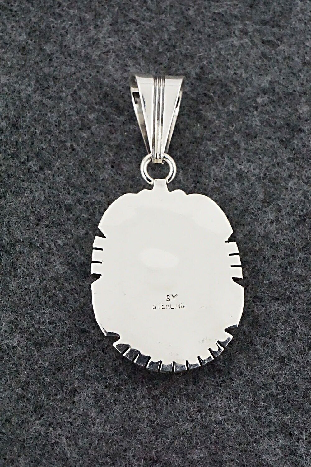 Turquoise & Sterling Silver Pendant - Samuel Yellowhair