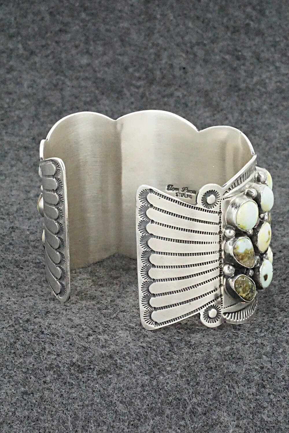 Variscite & Sterling Silver Bracelet - Tom Lewis