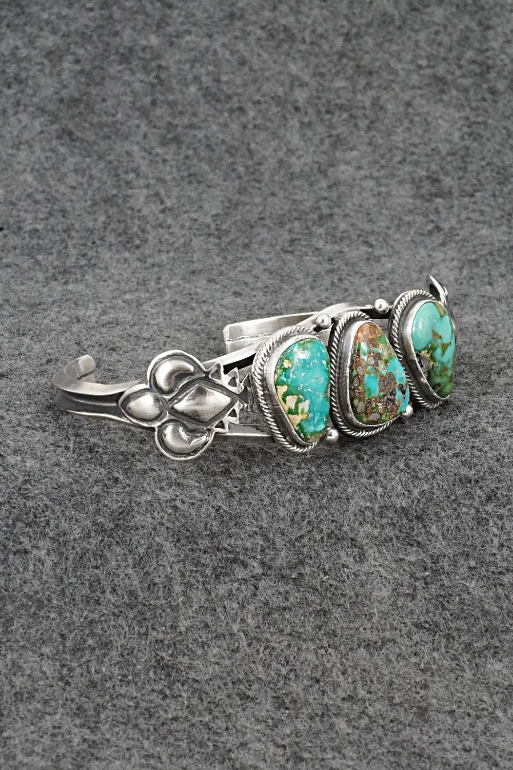 Turquoise & Sterling Silver Bracelet - Sharon McCarthy