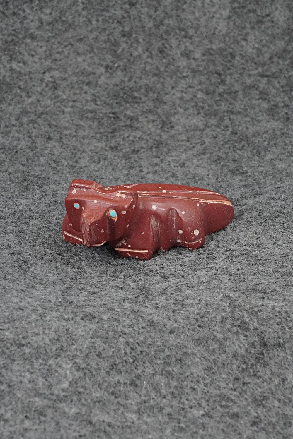 Badger Zuni Fetish Carving - Gilbert Lonjose