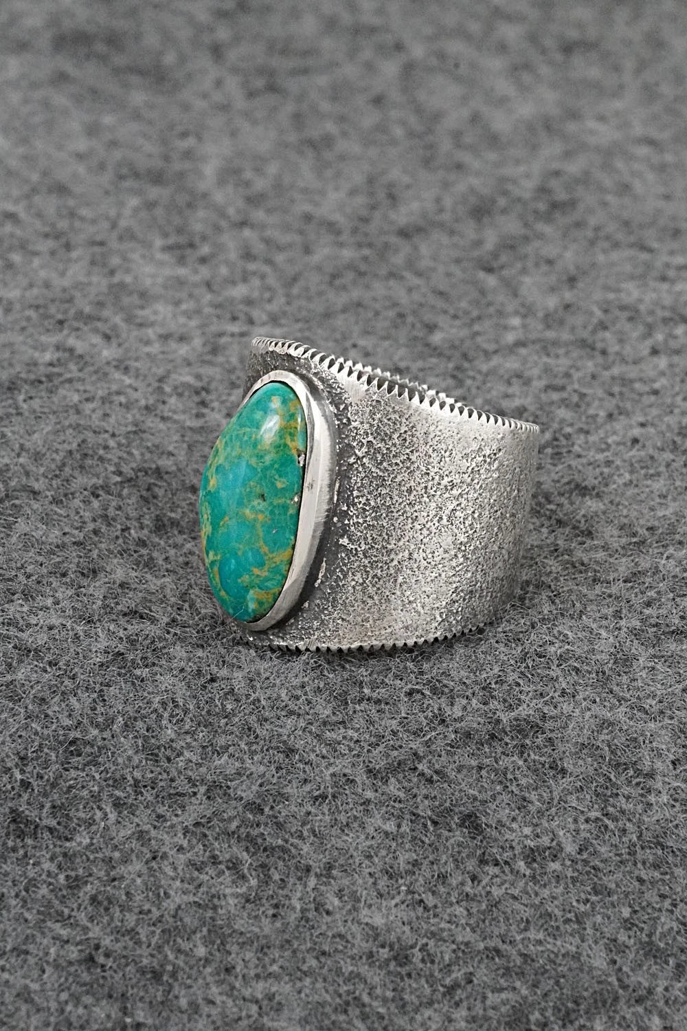 Turquoise & Sterling Silver Ring - Cody Noble - Size 11.75