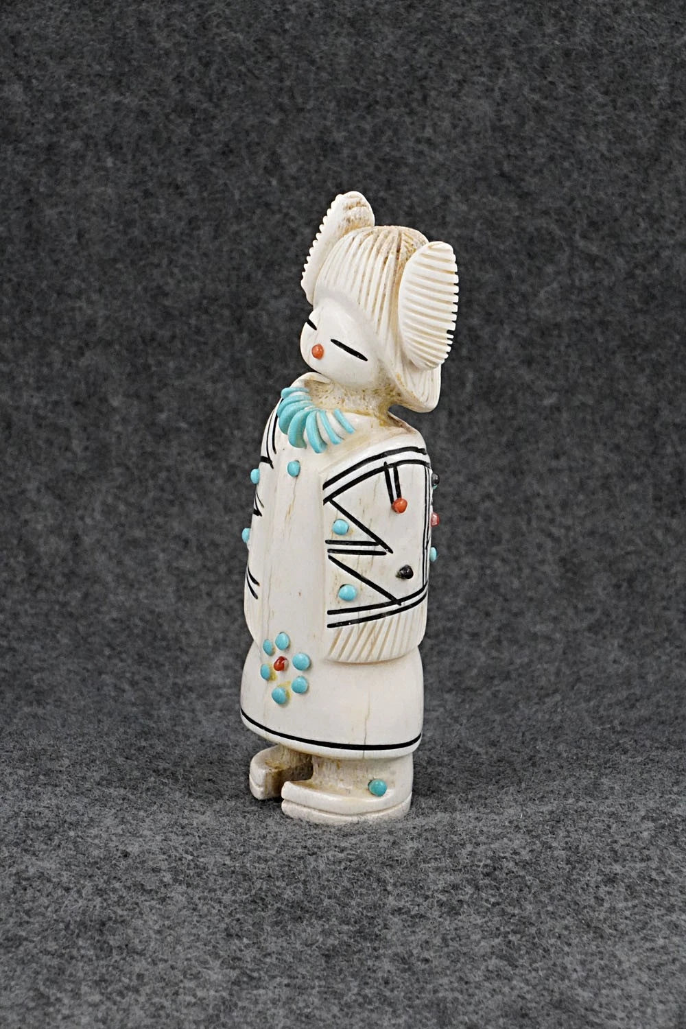 Corn Maiden Zuni Fetish Carving - Claudia Peina