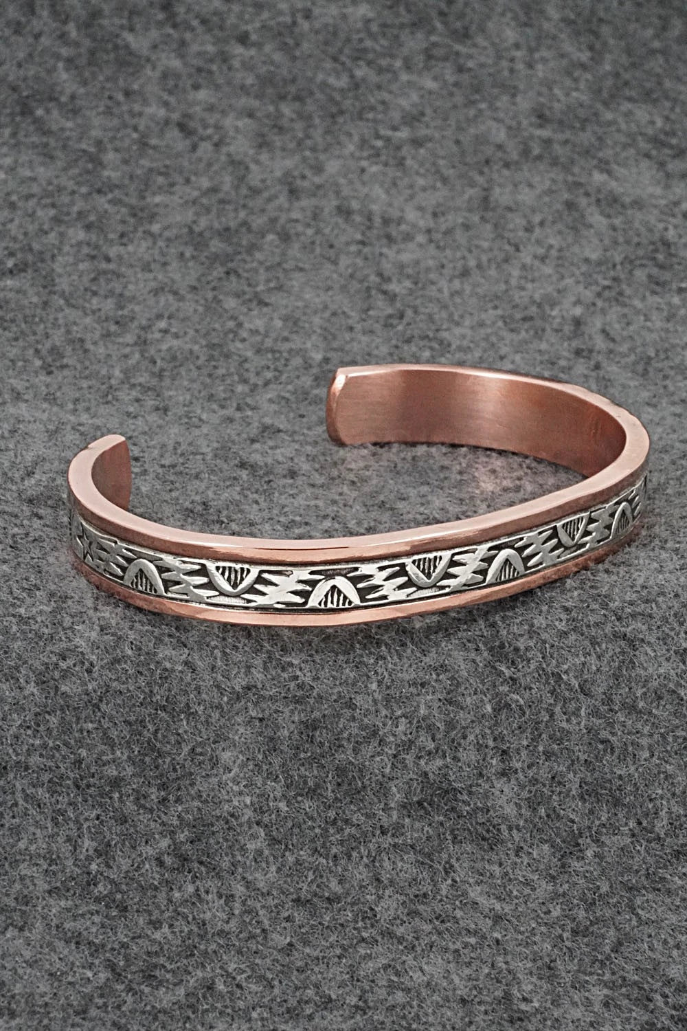 Copper & Sterling Silver Bracelet - Wylie Secatero
