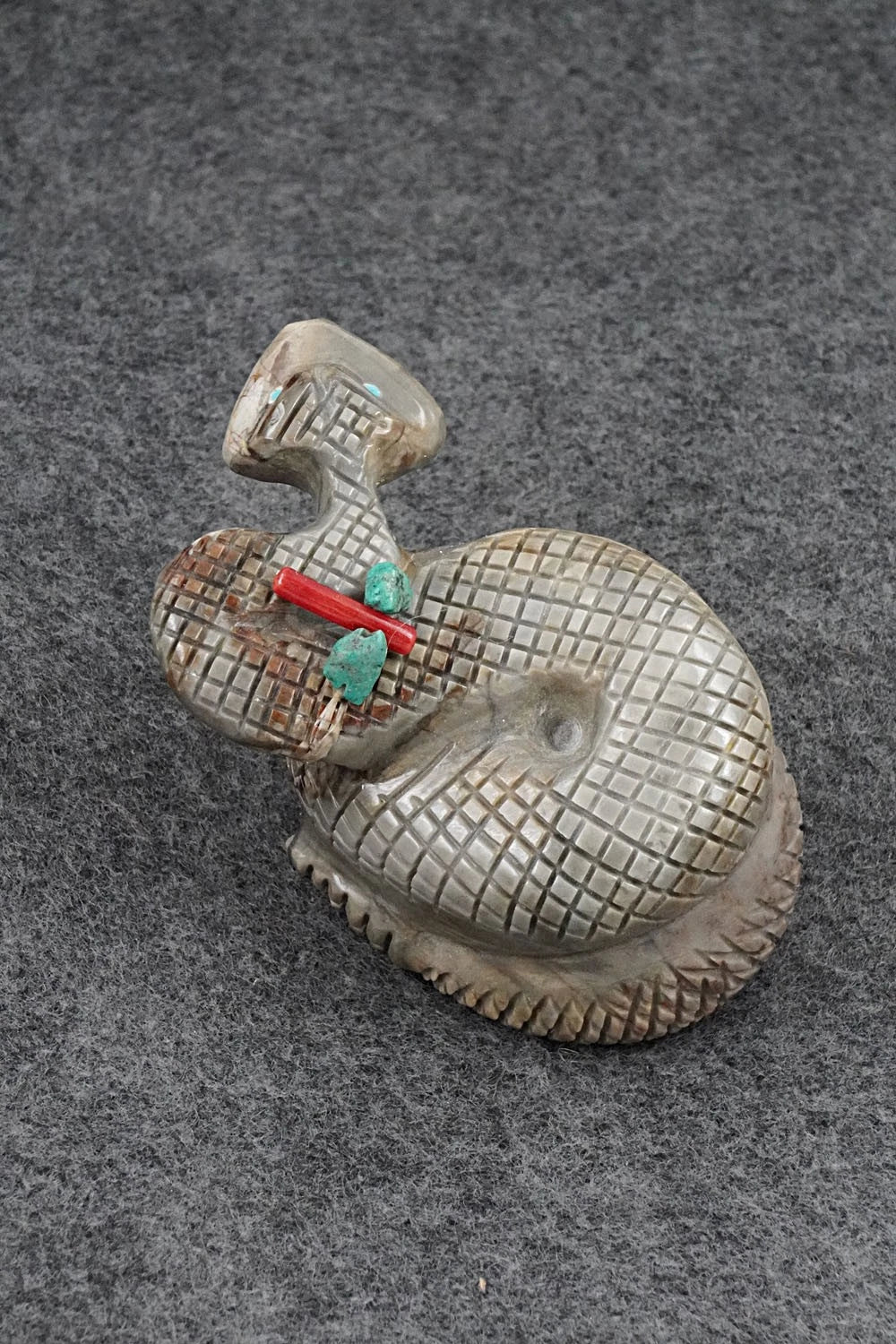 Rattlesnake Zuni Fetish Carving - Paulette & Farlan Quam
