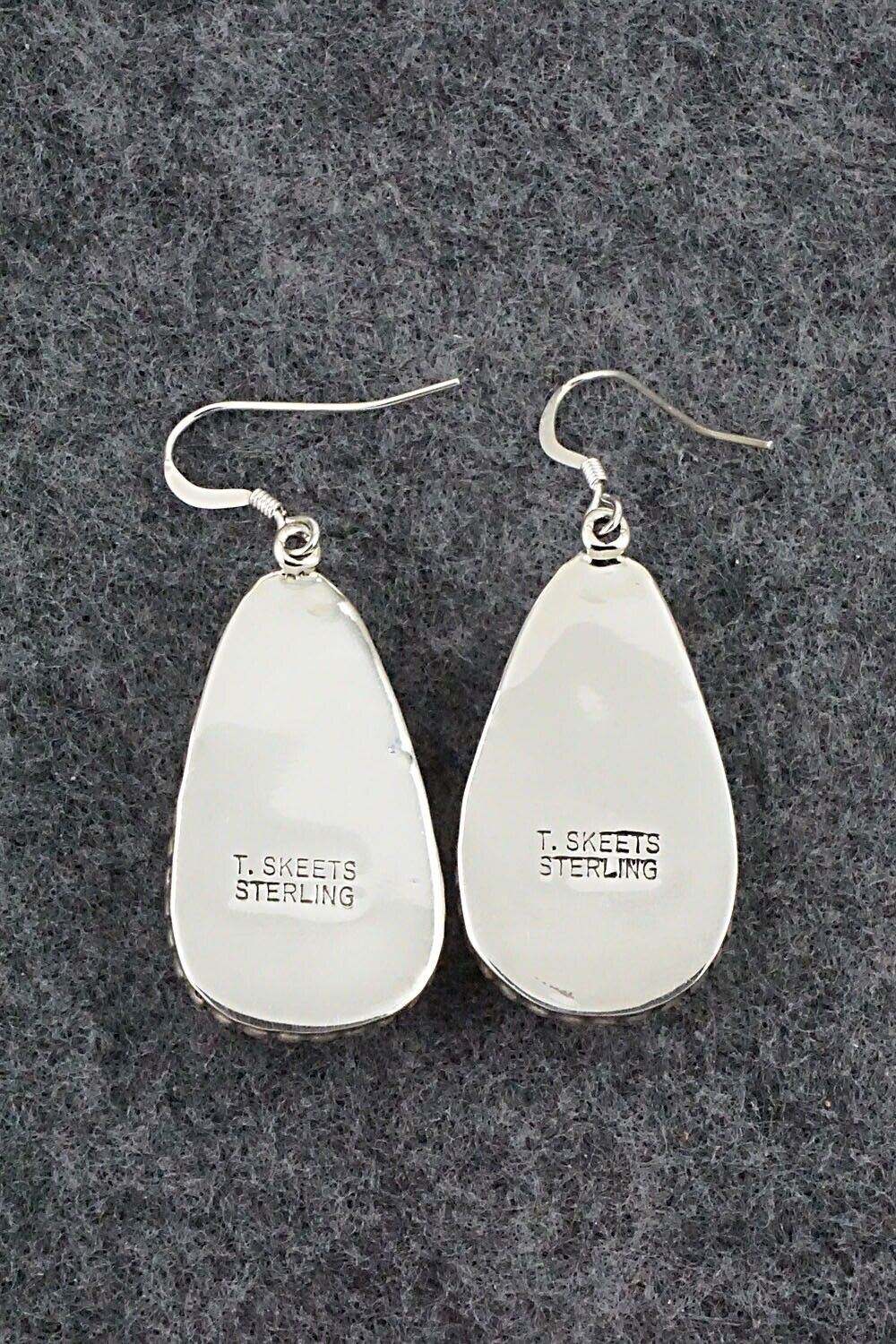 Turquoise & Sterling Silver Earrings - T. Skeets