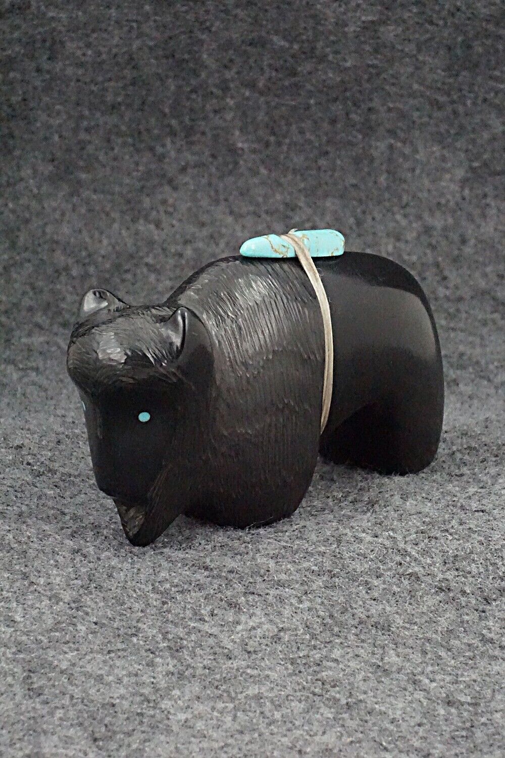 Buffalo Zuni Fetish Carving - Herbert Halate