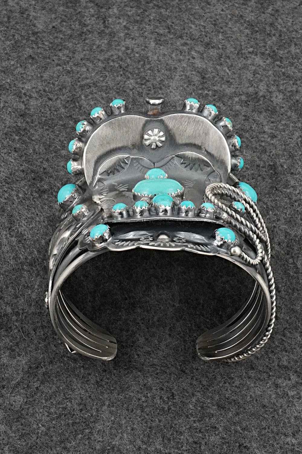 Turquoise & Sterling Silver Bracelet - Tim Yazzie