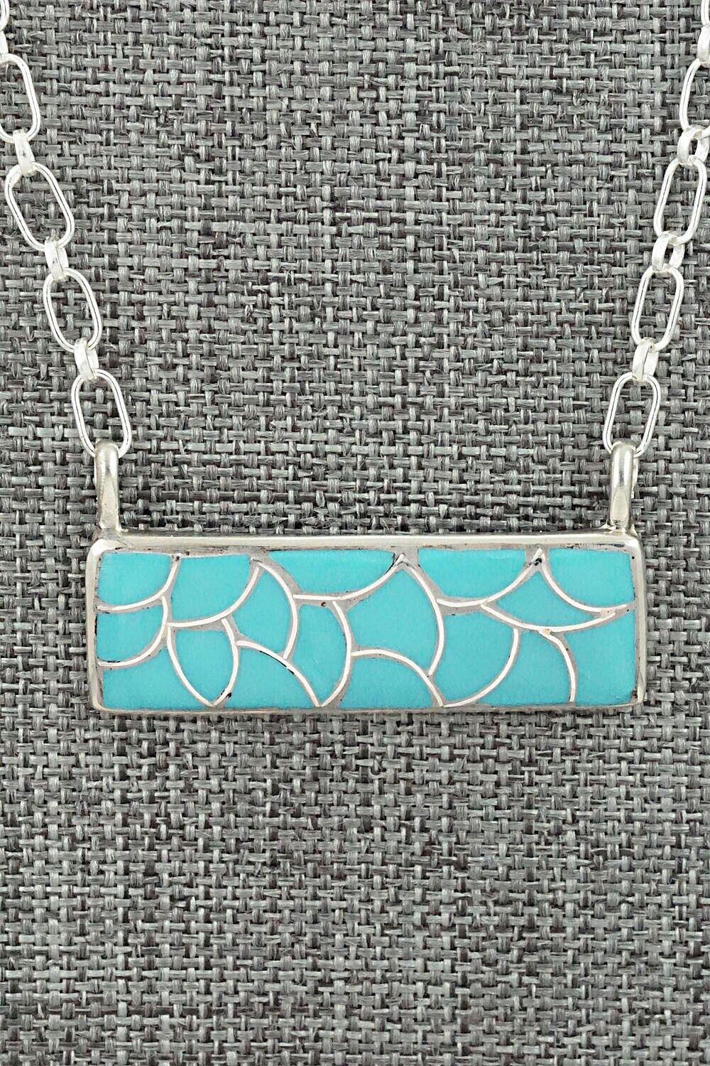 Turquoise & Sterling Silver Necklace - Orena Leekya