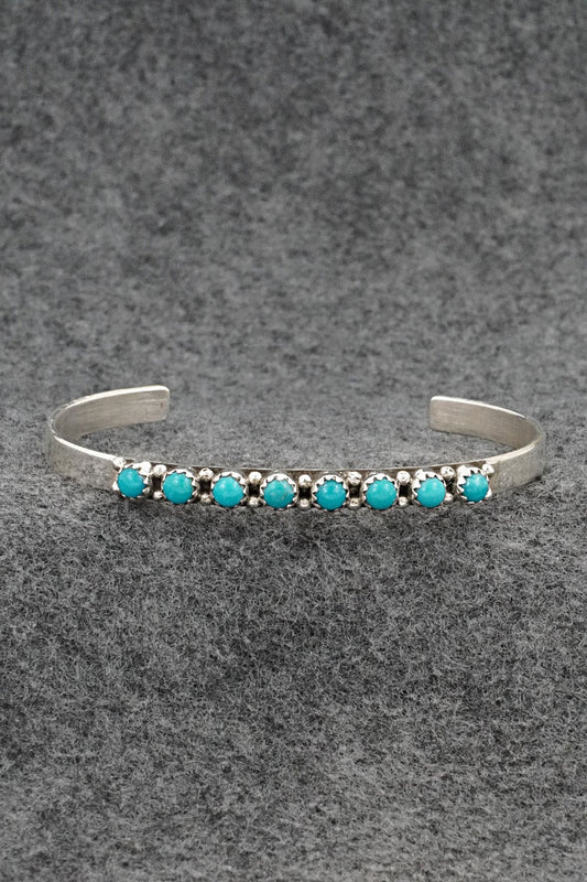 Turquoise & Sterling Silver Bracelet - Gaynell Parker