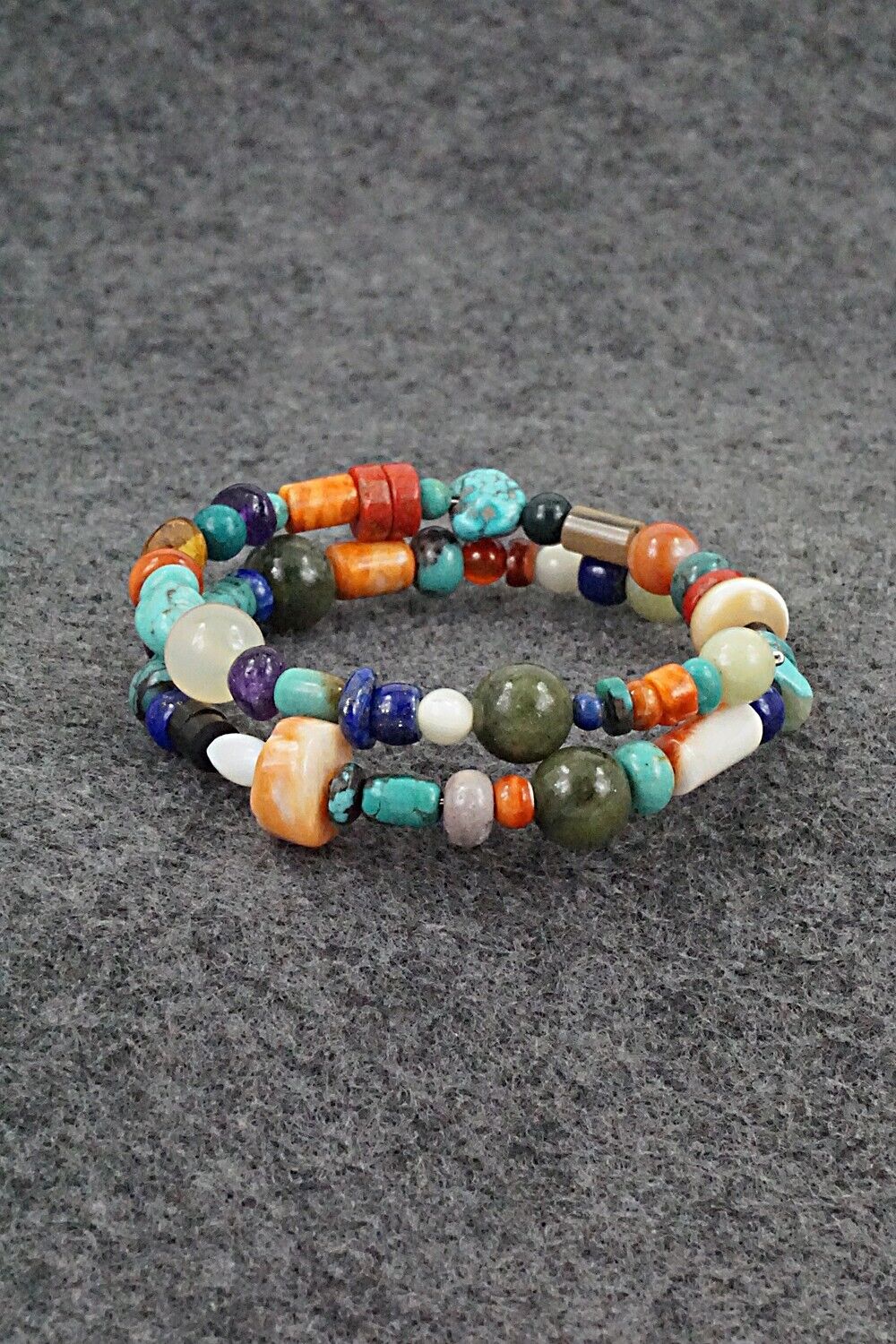 Multi-Stone Beaded Bracelet - Helen Tsosie