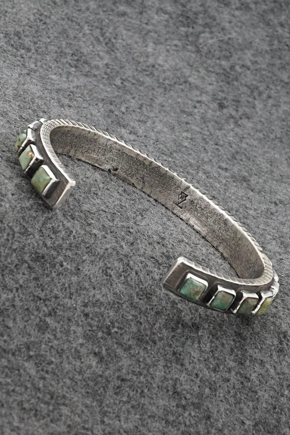 Turquoise & Sterling Silver Bracelet - Ernest Rangel