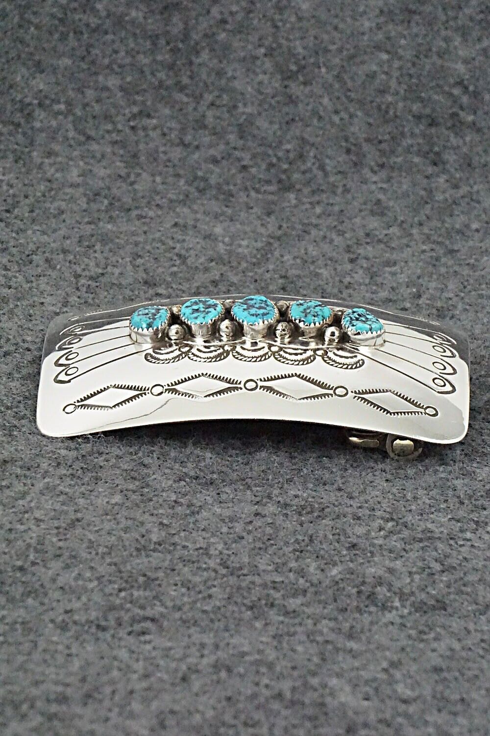 Turquoise & Sterling Silver Belt Buckle - Jolene Begay
