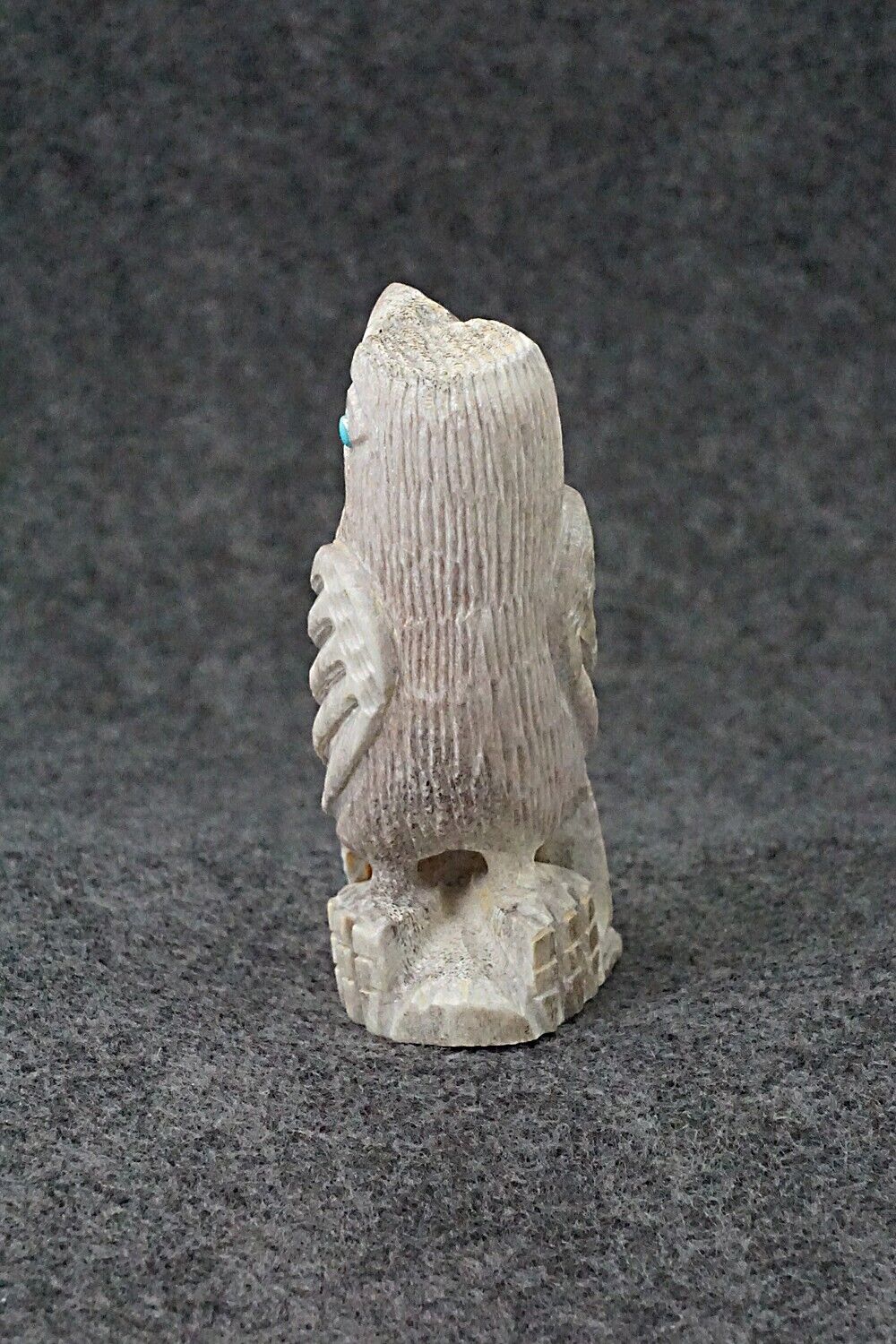 Eagle Zuni Fetish Carving - Garrick Weeka