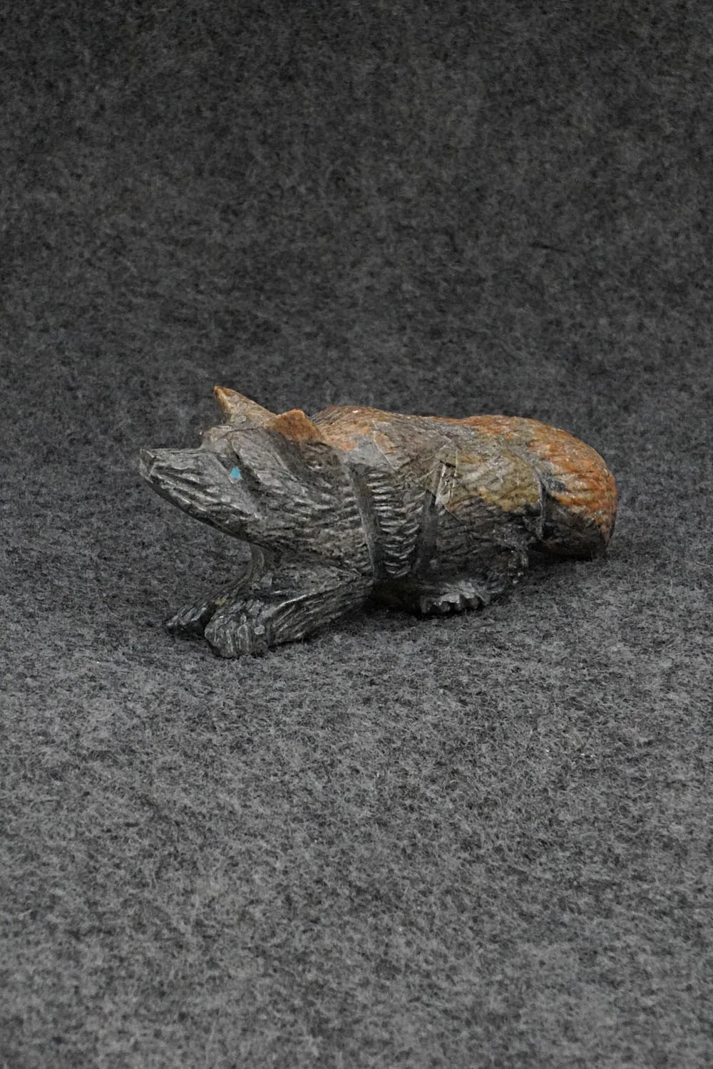 Wolf Zuni Fetish Carving - Tony Mackel