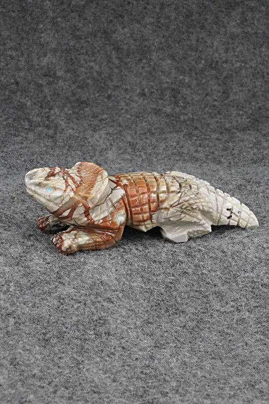 Horned Toad Zuni Fetish Carving - Douglas Martza