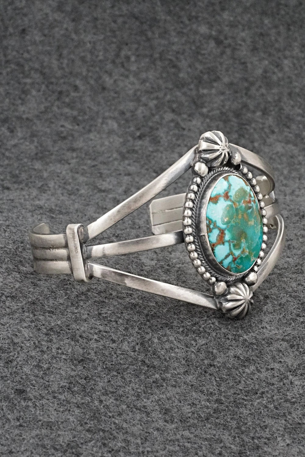 Turquoise & Sterling Silver Bracelet - Darrin Livingston