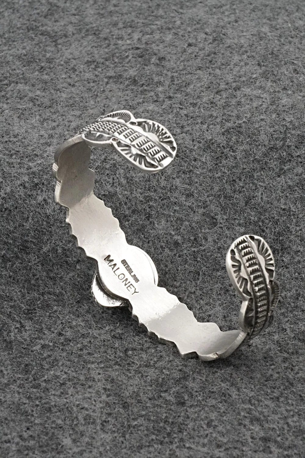 Turquoise & Sterling Silver Bracelet - Leonard Maloney