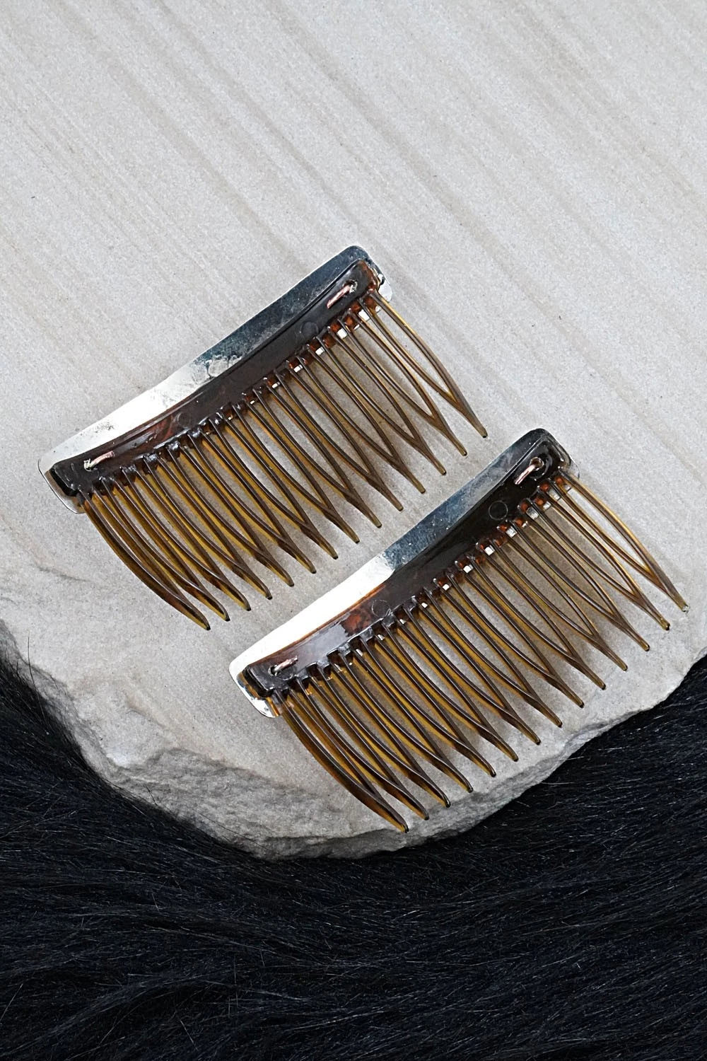 Sterling Silver Hair Combs - Bertha Begay