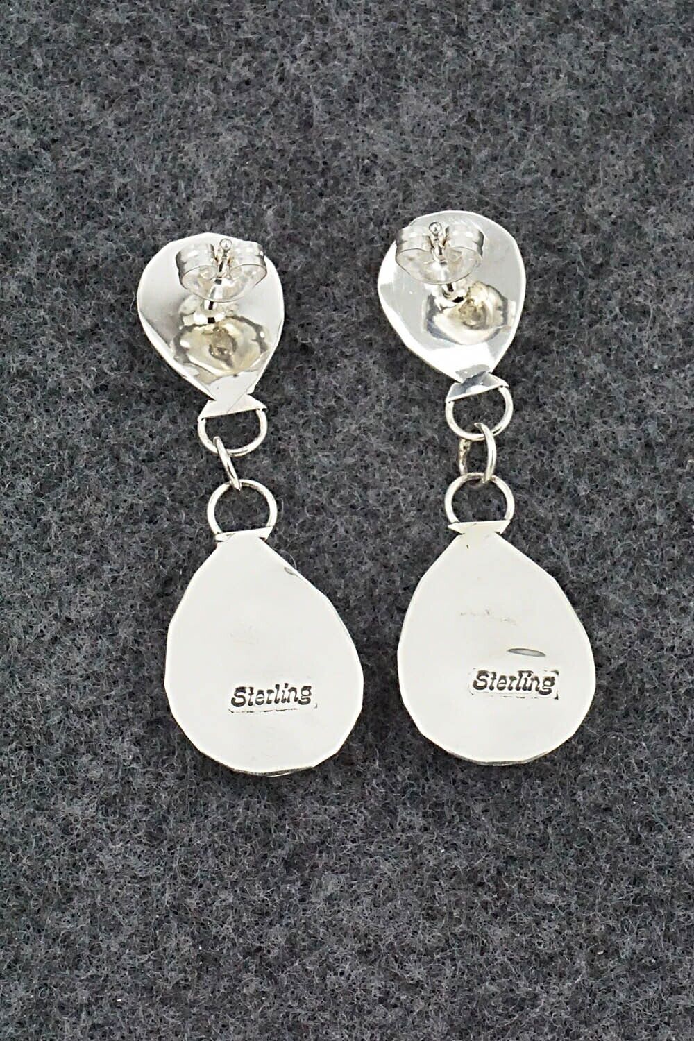 Turquoise & Sterling Silver Earrings - Sandra Parker