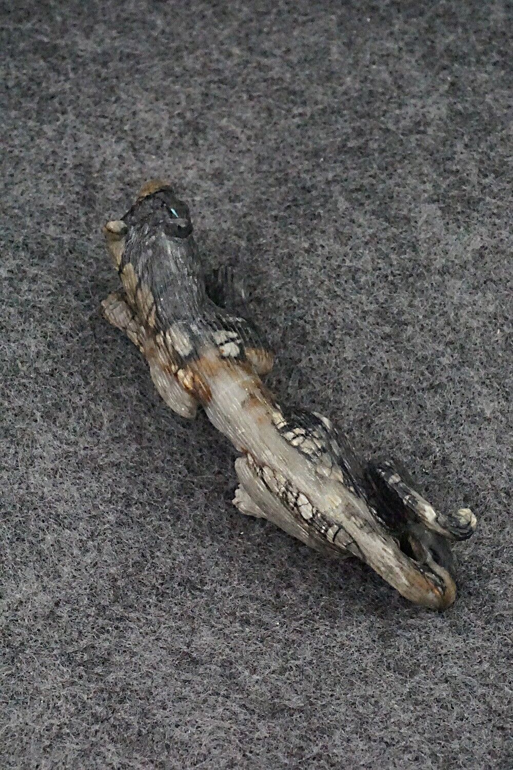 Mountain Lion Zuni Fetish Carving - Lance Cheama