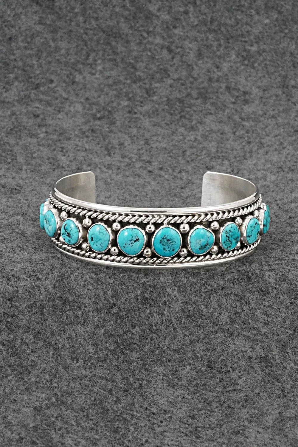 Turquoise & Sterling Silver Bracelet - Chester Charley