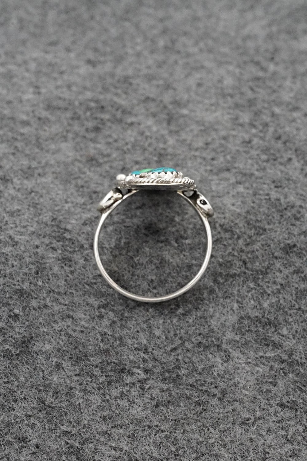 Turquoise & Sterling Silver Ring - Priscilla Reeder - Size 9