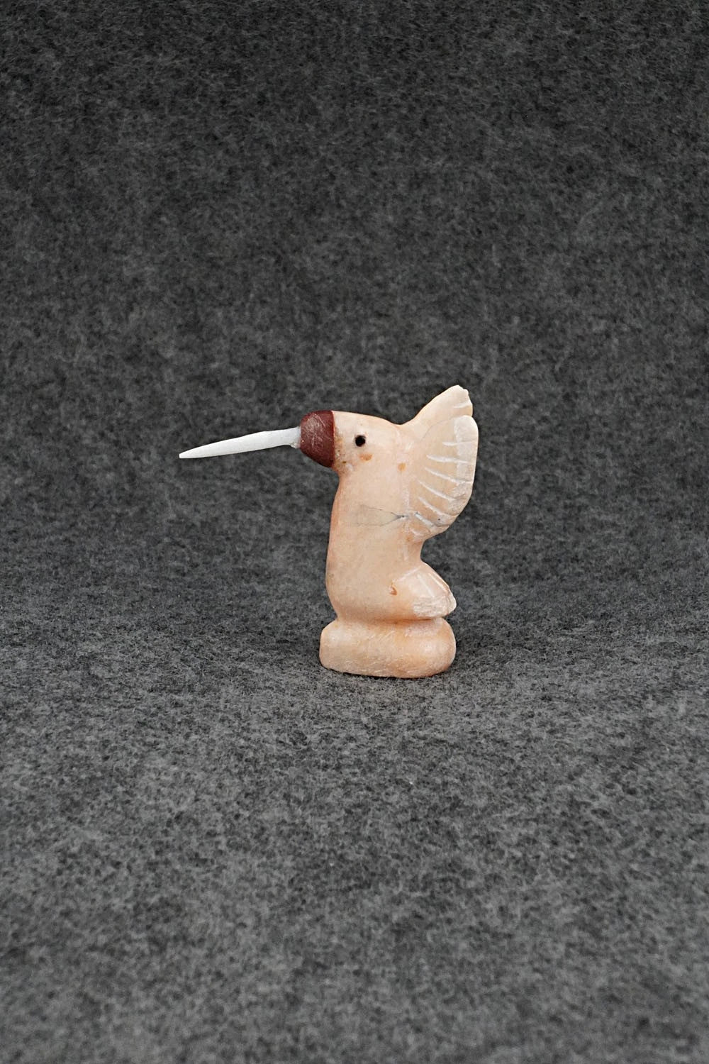 Hummingbird Zuni Fetish Carving - Justin Red Elk
