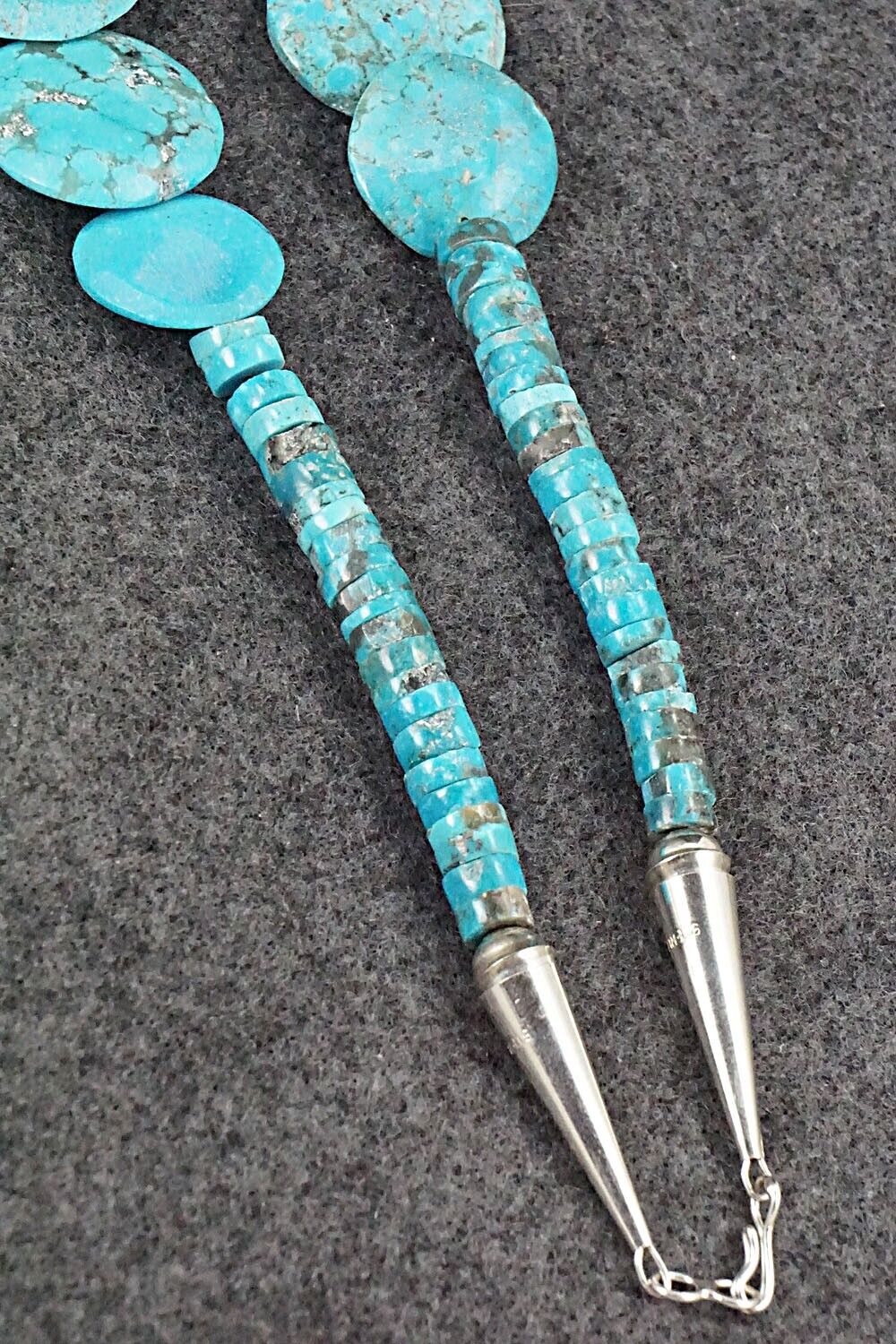Turquoise & Sterling Silver Necklace - Joann Garcia