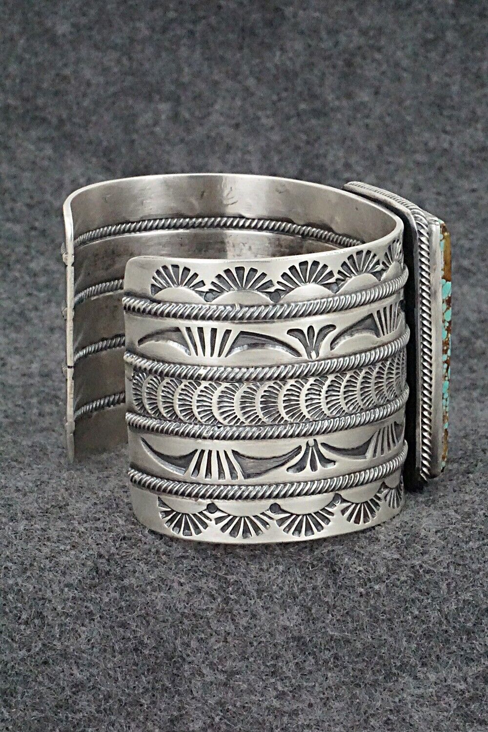 Turquoise & Sterling Silver Bracelet - Mark Yazzie