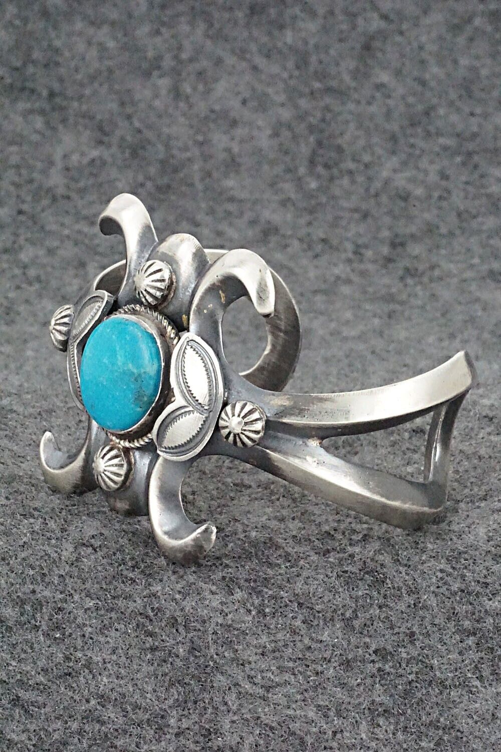 Turquoise & Sterling Silver Bracelet - Henry Morgan