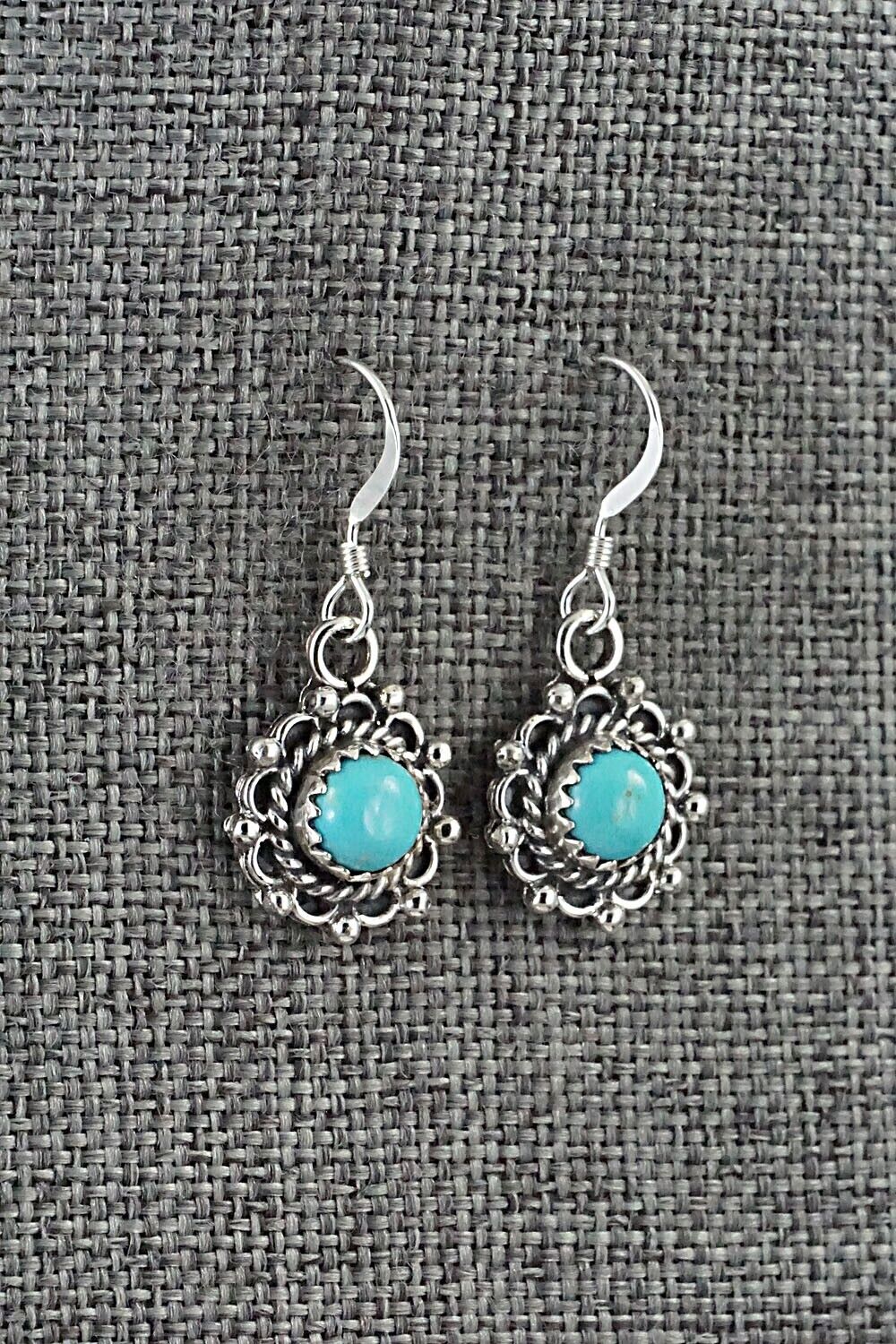 Turquoise & Sterling Silver Earrings - Emery Spencer