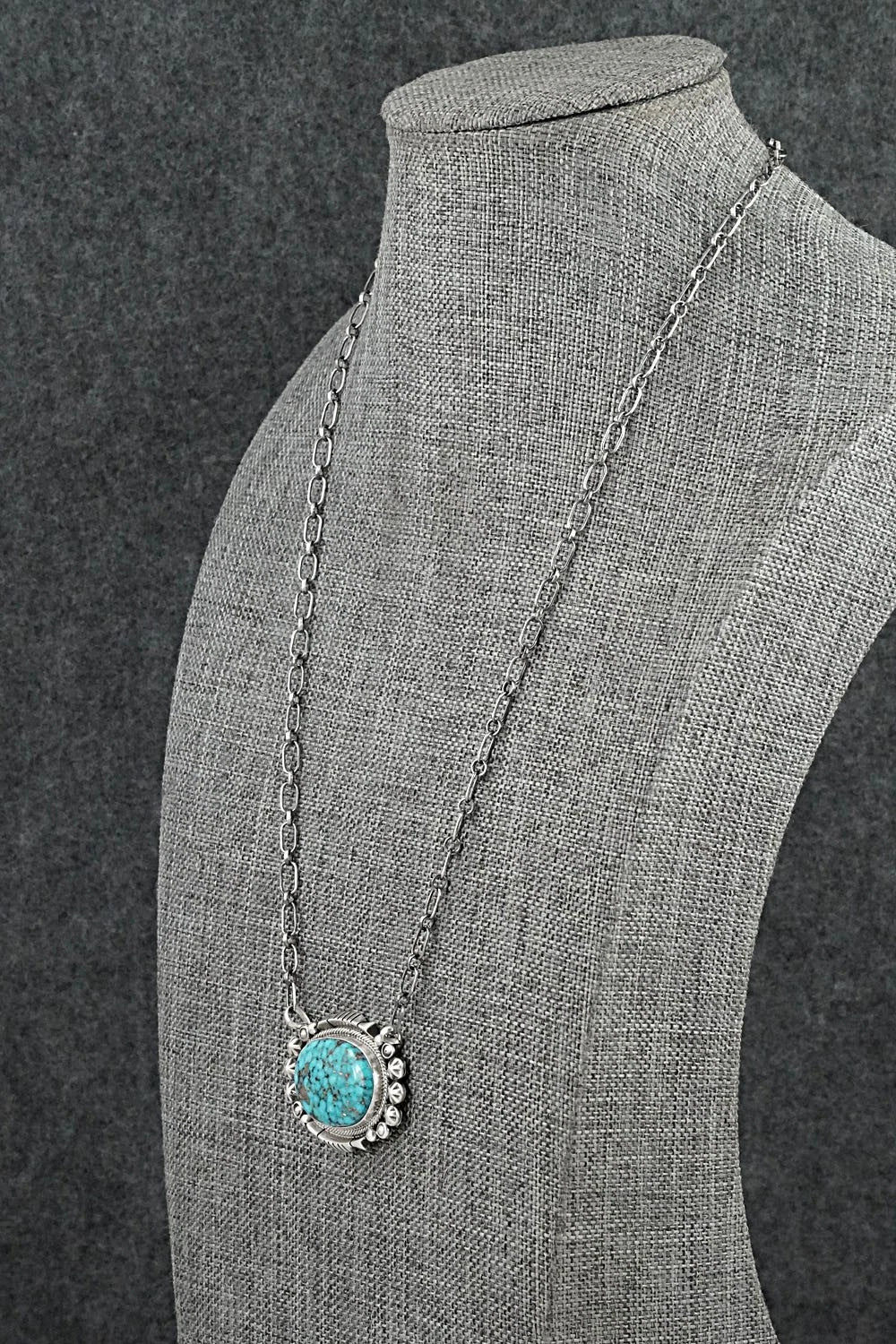 Turquoise & Sterling Silver Necklace - Daniel Benally